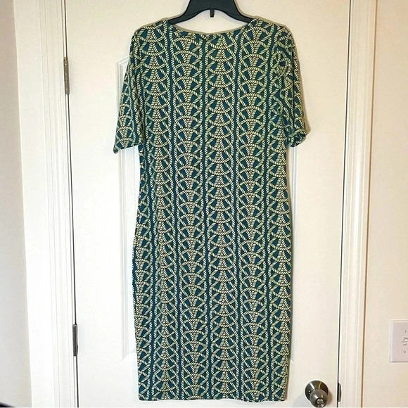 LuLaRoe Green Dress With Rope Design - Size M - Picture 2 of 5